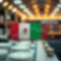 Graph showcasing trends of the Mexican peso