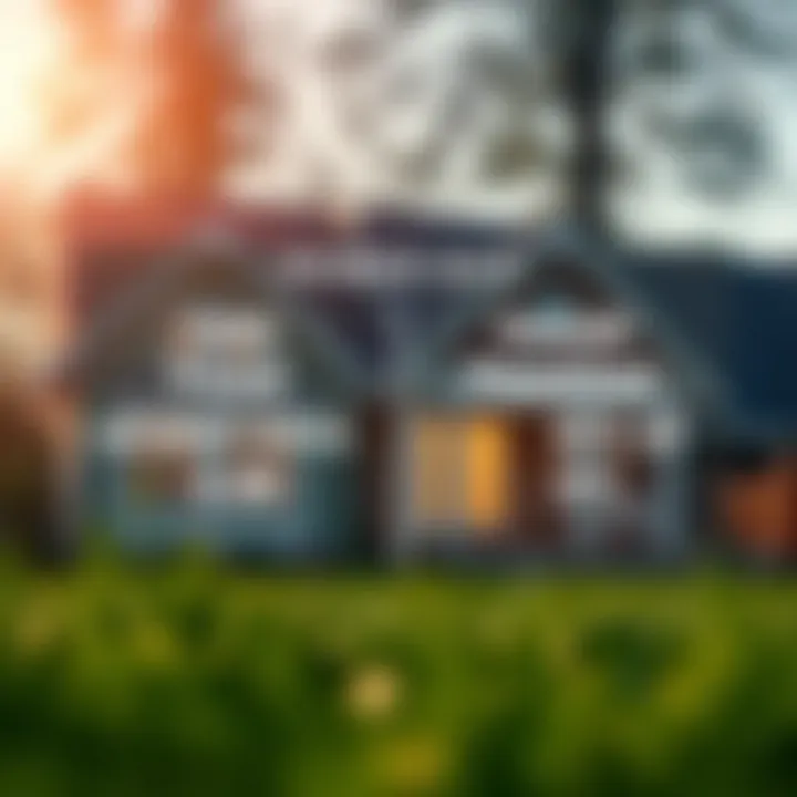 Visual comparison of fixed and variable interest rates