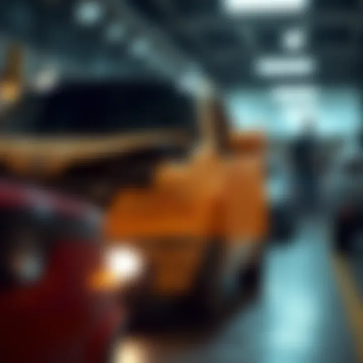 Graph illustrating salvage car market trends and values