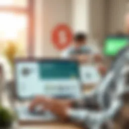 An overview of digital banking platforms showcasing user-friendly interfaces