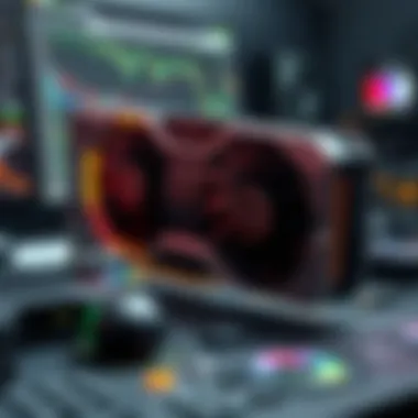 Cutting-edge Graphics Card for Trading Detailed view of cutting-edge graphics card for trading