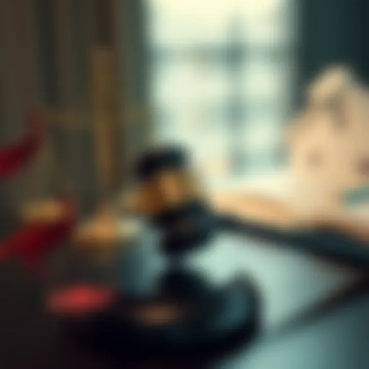 Legal Action Against Mortgage Company A gavel symbolizing legal action