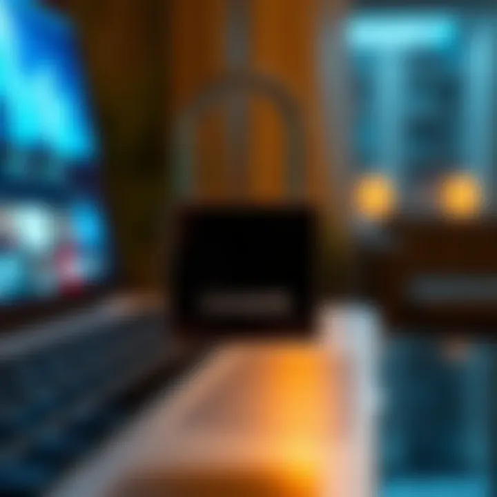 Understanding Security Measures in Chase Online Banking A security lock symbolizing online banking safety measures