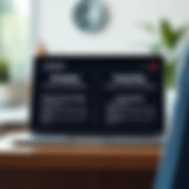 Visual comparison of TurboTax Online and Desktop features