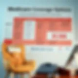 Detailed chart illustrating Medicare coverage options