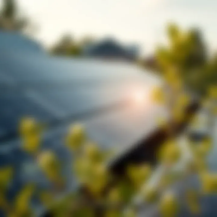 Infographic showcasing government incentives for solar energy adoption