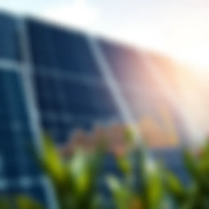 Graph illustrating market trends in solar panel pricing over recent years