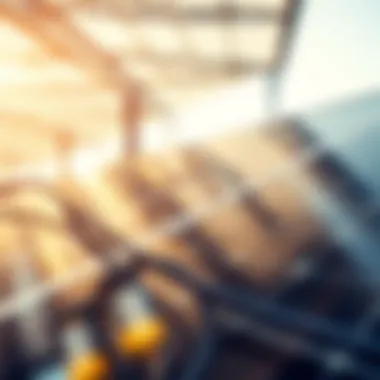 Visual representation of technological advancements in solar energy solutions