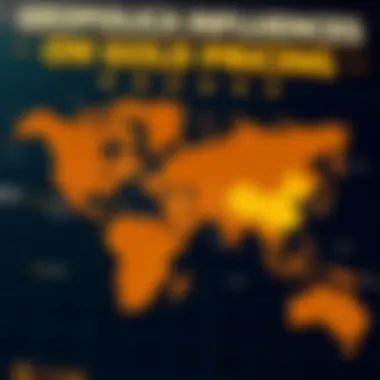 Geopolitical Influences on Gold Pricing Geopolitical map highlighting regions impacting gold pricing