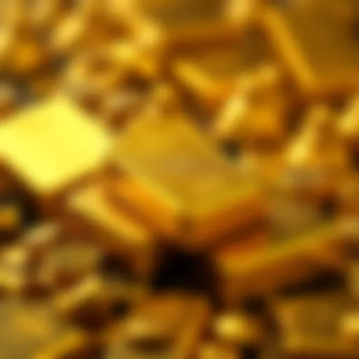 Wealth and Investment in Gold Futures Golden bars symbolizing wealth and investment