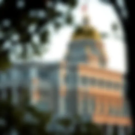 Historic building of the Department of Treasury