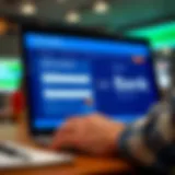 User-Friendly Interface of eFirstBank Navigating eFirstBank's online interface with ease