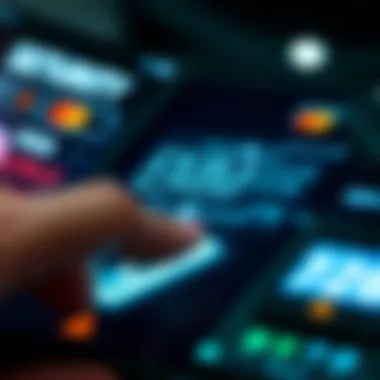 Visual representation of security features in EMV technology