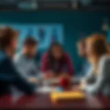 Creative brainstorming session