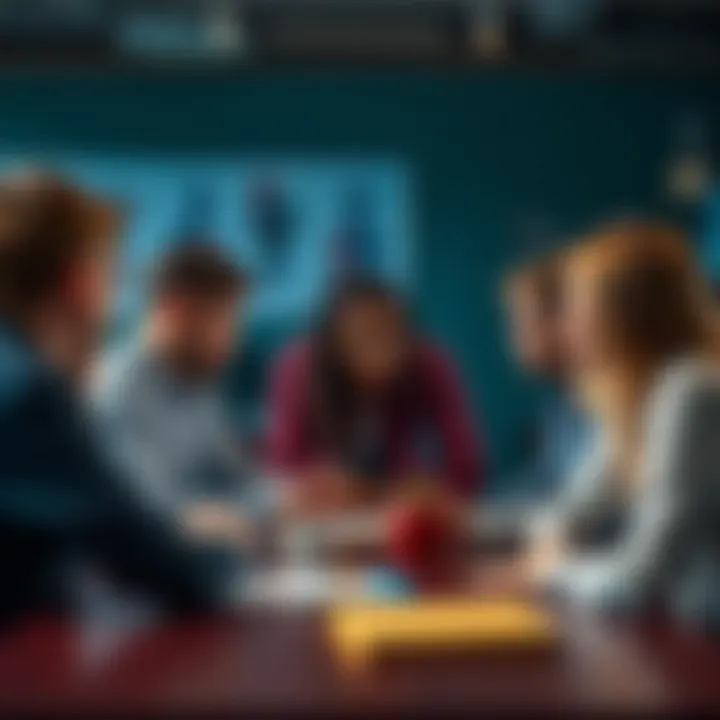 Creative brainstorming session