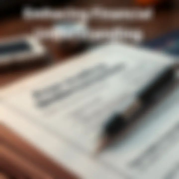 Enhancing Financial Understanding Close-up of a financial literacy book with notes and a pen