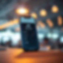 A smartphone displaying a bill scanner app interface