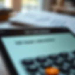 A detailed view of a jumbo VA loan calculator interface