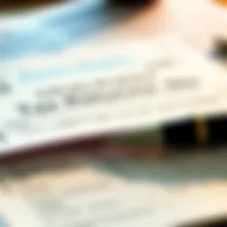 A detailed analysis of tax documents showcasing various entries.