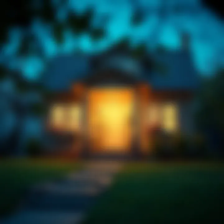 Inviting Home Representing Low-Cost Living An inviting home symbolizing low-cost living