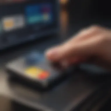 Navigating the Boa Virtual Credit Card Interface Virtual credit card interface on a digital device