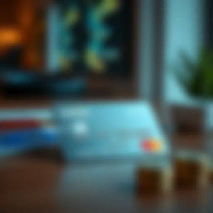 A conceptual image representing credit profile enhancement through savor metal cards