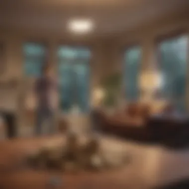 Achieving Financial Freedom Through Smart Repayment A serene home environment symbolizing financial freedom