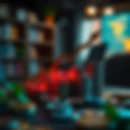 Conceptual illustration of financial growth