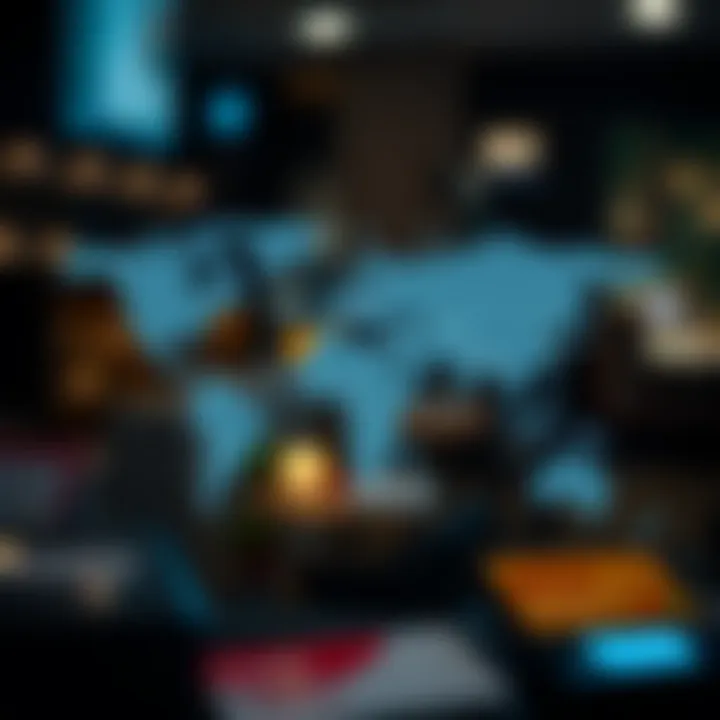 Global map showing the adoption of EMV contactless payments