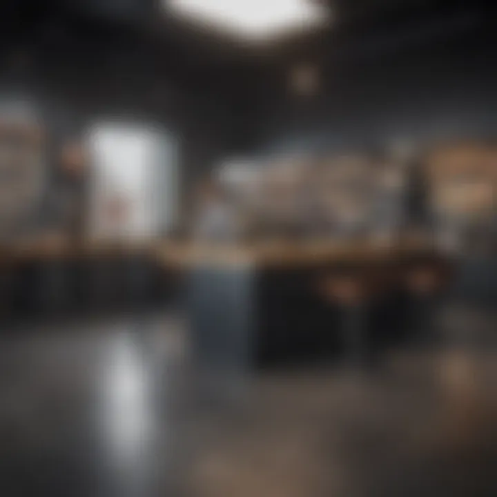 A sophisticated workspace showcasing essential business documents and technology for credit card applications.
