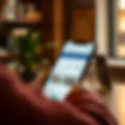 User interface of Loans Unlimited app showcasing features