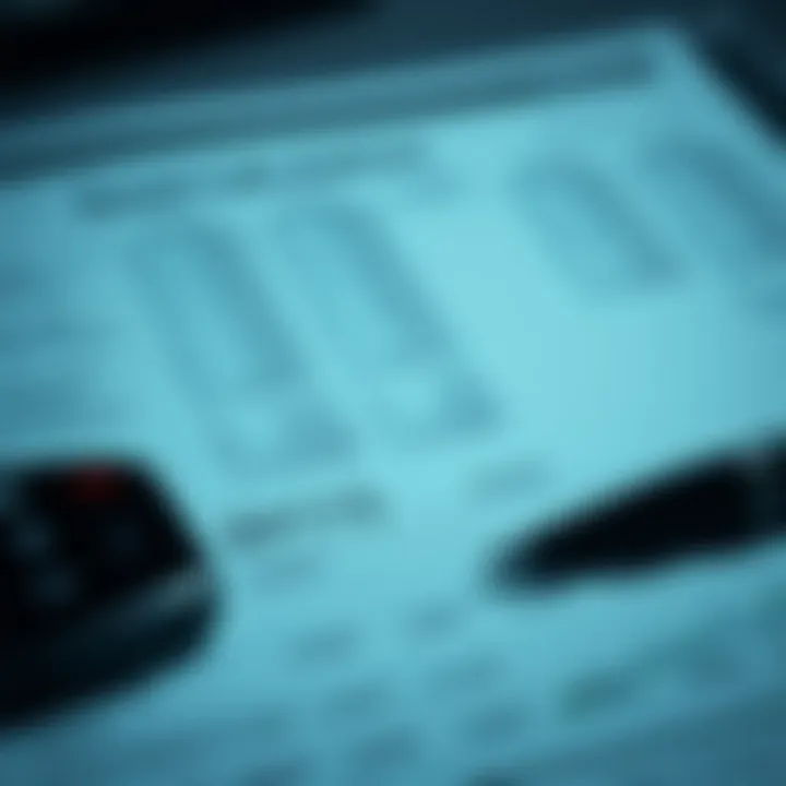 Detailed Financial Calculations in Excel Excel spreadsheet showcasing financial calculations