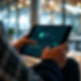 Overview of the Mint App interface on iPad