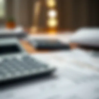 Budget Management Strategies A close-up of a calculator and financial documents, highlighting budget management.