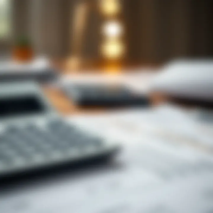Budget Management Strategies A close-up of a calculator and financial documents, highlighting budget management.