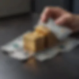 Illustration of secure online banking transactions