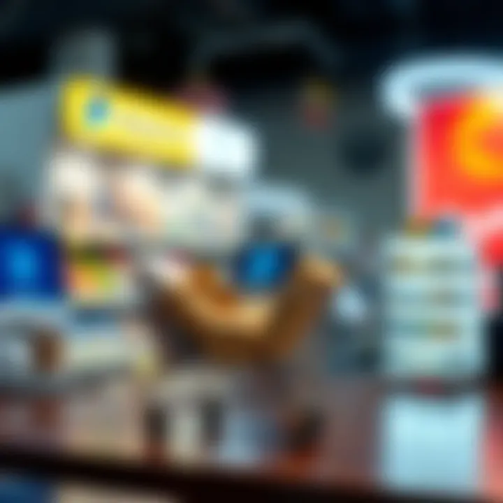 Diverse Applications of PayPal in E-Commerce A creative depiction of various use cases for PayPal in e-commerce