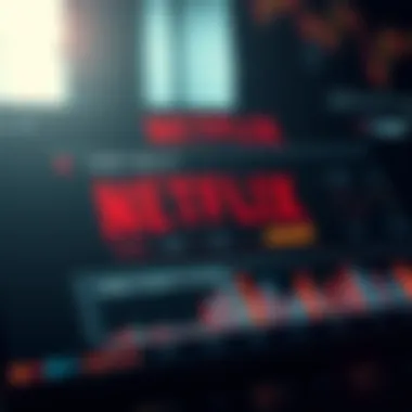 Infographic illustrating key factors influencing Netflix's valuation