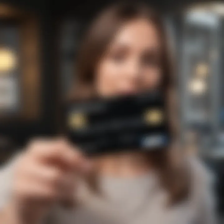 Infographic summarizing user experiences with the One United Bank Black Card.