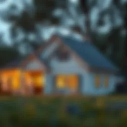 Conceptual illustration of mortgage terms