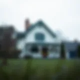 Illustration of a house symbolizing inherited property