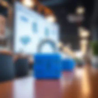 Security Measures for BlueVine Wire Transfers Illustration of security measures in BlueVine transactions