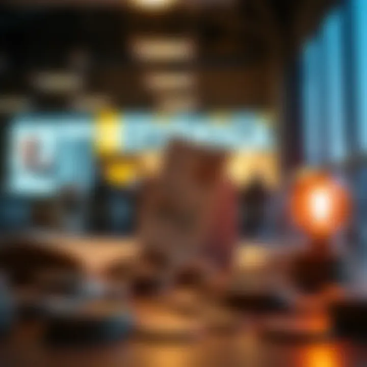 Abstract depiction of financial efficiency