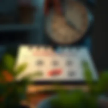 Payment Milestones A calendar marked with payment milestones