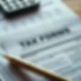 Financial documents and tax forms