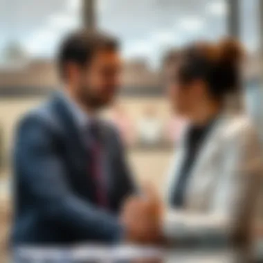 Financial advisor discussing options