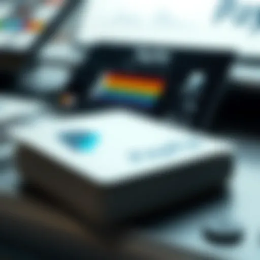 Digital representation of PayPal facilitating transactions