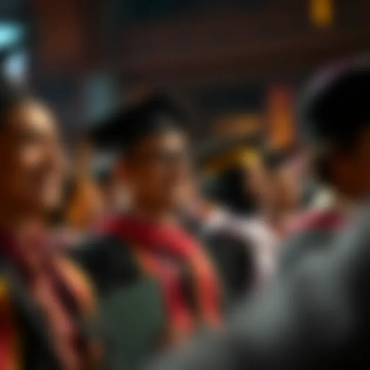 Graduates celebrating their success during a convocation ceremony