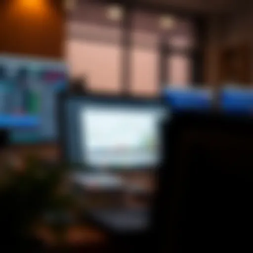 User interface of TradeStation on Mac