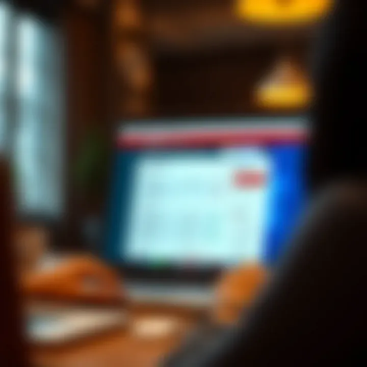 User interface of TurboTax Online version